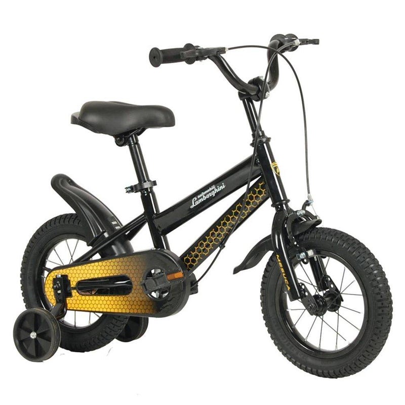 Lamborghini Adjustable Kids Bike (12 inch, Yellow) - Image 2